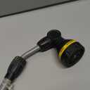 Melnor 65145AMZ RelaxGrip 8-Pattern Pivoting-Head Quick Connects Extension Wand, Black/Yellow