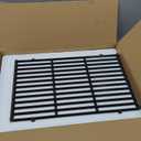 QuliMetal 19.5" Grill Grates for Weber Genesis 300 Series, Genesis E310, E320, E330, S310, S320, S330, Replace for Weber 7524, 7528, Porcelain-Enameled Cast Iron Grill Grates (Fits Genesis 300 With Front Knobs)