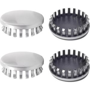 4Pcs 82.5mm(3.25inch) Wheel Center Caps for GMC/Chevrolet Chevy Wheel Rim Replacement Tahoe/Suburban/Silverado/Sierra/Yukon/Denali Hub Cap, (Silver, Inner 73.5mm)