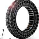 BANGTING 1PCS 60/70-6.5 Scooter Tire, 10x2.5 inch Tire Solid for Segway Ninebot Max G2 / G30 / G30D / G30E / G30E / G30LP / G30D II / G30 Max, 10x2.5-6.5 Tires Replacement for Electric Scooter (Black)