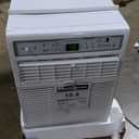 Keystone 10,000 BTU Slider Window Air Conditioner and Dehumidifier, 115V Air Conditioner Window Unit for Bedroom, Living Room, and Small-Medium Sized Rooms up to 450 Sq.Ft, 4-Way Air Direction Control (Bright White)