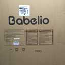Babelio Removable & No Bottom Bar Baby Gate, 29-43" Hardware Mounted (Drill Needed)| Wide Walk-Thru| Auto-Close Safety Dog/Pet Gate for Stairs & Doorways (White, 29-43" W, 30" H)