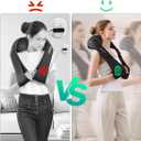 Cordless Shiatsu Neck and Back Massager with Heat for Pain Relief Deep Tissue, Rechargeable Electric 4D Kneading Massage Pillow for Shoulder/Leg/Body Muscles, Best Gifts for Men/Women/Mom/Dad (American Dream-style (Pro Max-cordless))