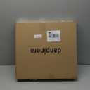 Danpinera Outdoor Side Tables, Weather Resistant Steel, Small Round End Table for Patio Yard Balcony Garden Bedside Black