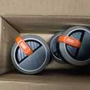 Gas Griddle Grill Orange Knobs Replacement for Blackstone 1666 1517 1554 1825 1836 Gas Griddle Knobs Walmart Knobs, 4 Burner Control Knob for Blackstone 17/22/28/36 inch Griddle Accessories, 4 Pack