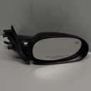 Passenger Side Mirror for Saturn S Series Sedan & Wagon, Black, Non-Foldaway, Manual