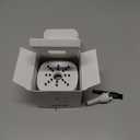 ODISTAR Desktop Vacuum Cleaner, Mini Table dust Sweeper Energy Saving,High Endurance up to 90 mins,Cordless&360 Rotatable Design for Keyboard/Home/School/Office(White AA Battery)