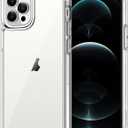 JETech Case for iPhone 12 Pro Max 6.7-Inch, Non-Yellowing Shockproof Phone Bumper Cover, Anti-Scratch Clear Back (Clear)