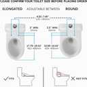Bidet Toilet Seat - Heated & Elongated Design with Warm Water Wash, Wireless Remote, and Self-Cleaning Nozzle | Includes Soft-Closing Lid, LED Nightlight & Air Dryer