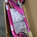 Razor A5 Lux Kick Scooter for Kids Ages 8+ - 8" Urethane Wheels, Anodized Finish Featuring Bold Colors and Graphics, for Riders up to 220 lbs (Pink)