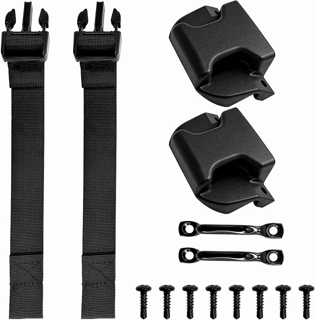 WPL 356A0002 Buckle Kit,Bed Cover Buckle/Strap Assembly Replacement for Backflip 356A0002 Tonneau Cover Clips -Bottom Side
