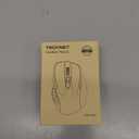 TECKNET Wireless Mouse, 2.4G Ergonomic Optical Mouse, Computer Mouse for Laptop, PC, Computer, Chromebook, Notebook, 6 Buttons, 24 Months Battery Life, 2600 DPI, 5 Adjustment Levels - Purple