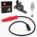 Ignition coil w/Wire Cap & Spark plug for Polaris Sportsman EPS/EFI/XP 550 2009-2014 Sportsman 500 EFI 2008-2014