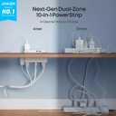 Anker Nano Power Strip, Desk Clamp, 70W Max, 1500J Surge Protector, 2 USB C
