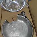 Titanium Pans with Lid | 12'' Pure Tagine Titanium Skillet | Hammered Chef-Grade Design for Cooking | PFAS/PFOA/PTFE-Free | Induction & Oven-Safe