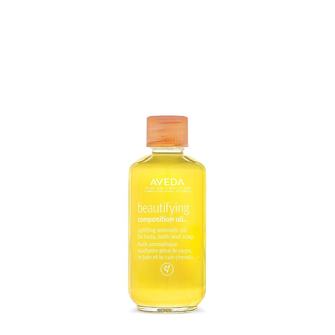 Aveda Beautifying Composition Oil | Bath, Body & Scalp | with Certified Organic Safflower & Olive Oil | Aroma of Certified Organic Rosemary, Lavender, Bergamot, 1.7 Fl Oz