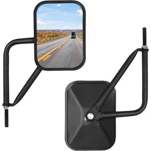Liberrway Mirrors Doors Off Compatible with Jeep Wrangler YJ TJ JK JL Gladiator JT 1987-2025, Door Hinge Side Mirror, Doorless Mirror for Wrangler Off-Road Driving - 2 Pack