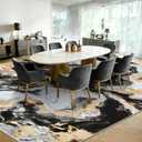 Yinhua 8x10 Area Rugs for Living Room, Washable Large Bedroom Rug Non Slip