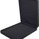 JunningGor Jewelry Set Velvet Box Necklace Earring Ring Necklace Bracelet Gift Display Case Wedding Jewelry Storage Holder (Deep Gray For Chunky Collar Necklace)