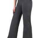 Nirlon Women's Wide Leg Crossover Jeggings, Size 14