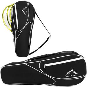 Himal 3 Racquet Tennis Bag With Protective Pad, tennis racket bag for Men Women, Sports enthusiasts of all ages (Black)