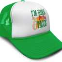 Speedy Pros Trucker Hat I'm Here for The Tacos Snapback Baseball Cap for Men & Women (Kelly Green Design Only)