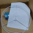 PATIKIL Lamp shades for Table Lamps 11.4" Top x 12.6" Bottom x 9.8" High Drum Lamp shades for Floor Lamps Medium Linen Lampshade Easy Assembly for Lamp Replacement, Blue