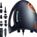 OutdoorMaster 20PSI High Pressure SUP Air Pump Shark - Intelligent Dual Stage Inflation & Auto-Off & Deflation, 12V DC Car Connector, for Inflatable Stand Up Paddle Boards, Boats (Black)