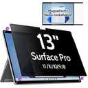 IPROKKO Magnetic Privacy Screen for Microsoft Surface Pro 11/10/9/8/X, Surface Pro Privacy Filter 13 Inch, Anti-Glare Blue Light Laptop Computer Monitor Screen Protector