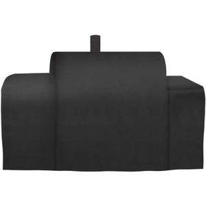 Stanbroil Grill Cover Replacement for Oklahoma Joe's 8899576 Longhorn Grill Combo, Outdoor Charcoal/Smoker/Gas Combo Grill Cover, Offset Smoker Cover, All Weather Protection, Black