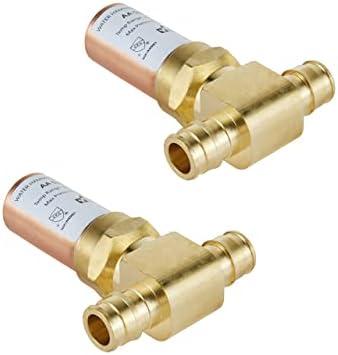 2-Pack EFIELD Water Copper Hammer Arrestor MH-210 Pex-A Expansion 1/2-inch Tee Connection, ASTM F1960,(HAMMER008-2PCS)