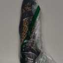 VHC Brands Kettle Grove, Bone Shape Indoor-Outdoor Rug, Recycled Polyester, Small, Black, 11.5x17.5