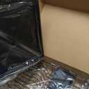 Amazon Basics Dish Drying Rack, Stainless Steel, 15.2 x 11.6 x 4 in., Black