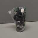 Black Leopard Skin Stainless Steel Water Bottle with Strap 32oz, Insulated Bottles with Straw and Spout Lid for Gym Sports Travel Outdoor, Gifts for Women Girls Birthday Christmas