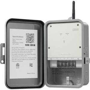 DEWENWILS Pool Pump Timer, Outdoor Smart WiFi Box, Heavy Duty 40A 120VAC 2HP Wireless Controller Timer for Pool, Water Heater, Compatible with Smart Phone, Alexa, Google Assistant, ETL Listed
