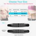 Mercase Back Brace for Lower Back Pain, Lumbar Support Back Brace Relief from Back Pain, Herniated Disc, Sciatica-Breathable Back Support Belt Under Clothes for Men Women with 4 Stays, L(33.5-45.2")