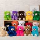 Super Color Teddy Bear Stuffed Animals Plush Toy for Children Girlfriend Family Congratulations Baby Shower Birthday Green 14 inch