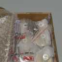 6 Pack Gold Kitchen Cabinet knobs and Pulls - Brushed Gold Zinc Cupboard Drawer Handles for Dresser Drawers (Single hole)