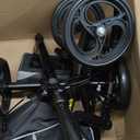 Economy Knee Scooter Steerable Knee Walker for Foot Injuries Compact Crutch Alternative with Dual Braking System (Black)