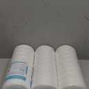 Membrane Solutions 5 Micron 10"x4.5" String Wound Whole House Water Filter Replacement Cartridge Universal Sediment Filters for Well Water - 3 Pack