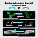 Dinosaur Neon Sign for Wall Decor,Adjustable Brightness Dinosaur Led Lights Sign,USB Powered Monster Neon Light for Home Kids Bedroom Game Room Birthday Various Party(Green)