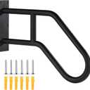 ROTHLEY Hand Rails for Outdoor Steps,Hand Rails for Elderly Porch Railing Deck Hand Rail Wall Mount Stair Hand Grab Bars U-Shape Safety Handle for Garage