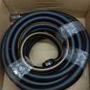 Giraffe Tools Garden Hose 5/8", Custom Length, Heavy Duty, No Kink, Flexible, Rubber Garden Hose, Leakproof Water Hose, 600 Burst PSI, 50ft Male to Female Hose