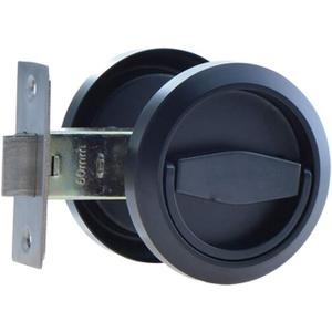 304 Stainless Steel Furniture Locks Hidden Recessed Cup Door Handles Lock Lockers Without Keys (Black)
