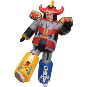 Morph Megazord Costume Adult, Inflatable Megazord Costumes, Mens Inflatable Costume, Blow Up Costumes for Adults, One Size