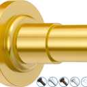 Shower Curtain Rod Adjustable 32-75 Inch, Spring Tension Shower Curtain Rods Stainless Steel Telescoping Curtain Rod for Bathroom or Windows, No Drilling, No Slip, No Rust, Gold