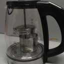 ShanSon Electric Kettle with Tea Infuser 1.7L Temperature Control Glass Electric Tea Kettle 1500W Fast Heating Water Boiler BPA Free Electric Teapot with 7 Presets Auto-Off & Boil-Dry Protection (Clear)