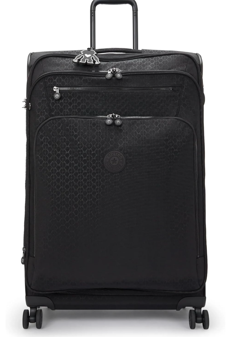 Kipling Women's New Youri Spin Large Signature Embossed Print