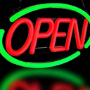 GreenCube 24'' X 12'' Ultra Bright LED Open Sign - Remote Controlled - Get Your Business Seen Day or Night (Green/Red)