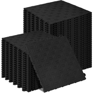 ToLanbbt 12" x 12" Garage Floor Tiles Interlocking, Non-Slip for Basement